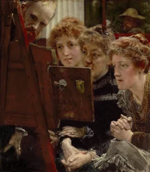 Un groupe familial, 1896
